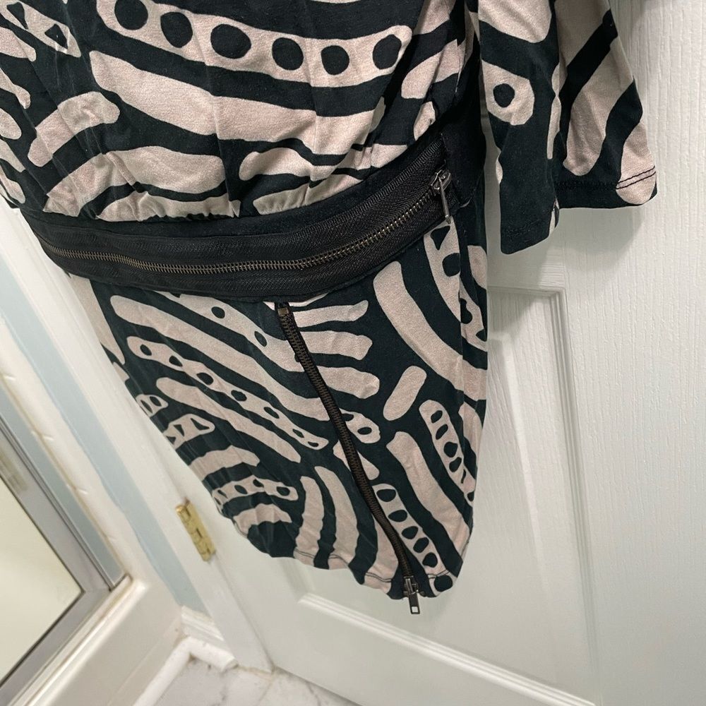 INC International Concepts Print Drop Waist & Fitted Skirt Dress - Picture 5 of 8